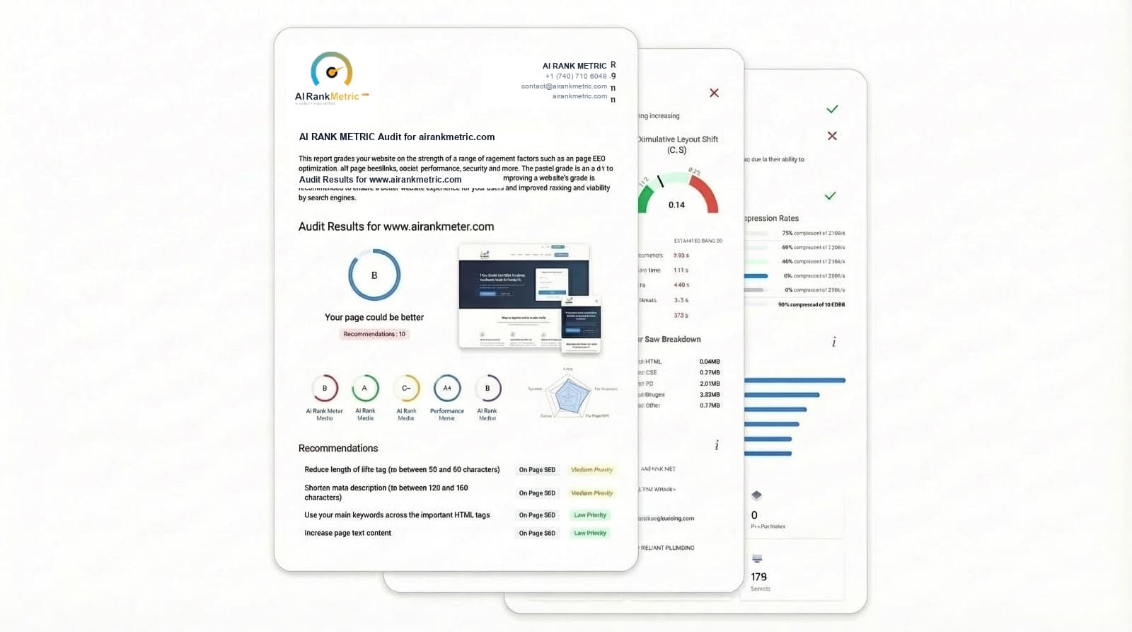 AIRankMetric – White Label SEO Audit PDF Report